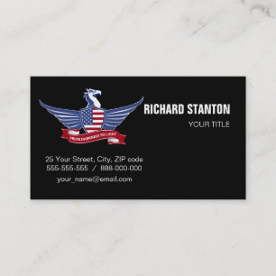 Tarjeta De Visita Águila americana