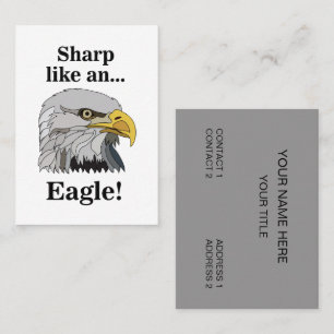 Tarjeta De Visita Águila calva