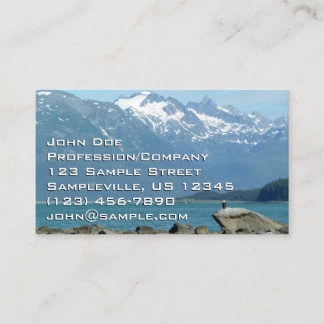Tarjeta De Visita Águila calva en Skagway Alaska