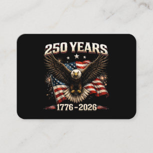Tarjeta De Visita Águila Patriótica de los EE. UU. 250 Aniversario 2