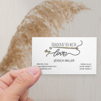 Aguja de coser de oro artesanal blanca de un lado