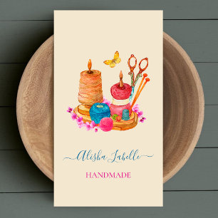 Tarjeta De Visita Agujas de coser de costura de Seamstress hechas a 