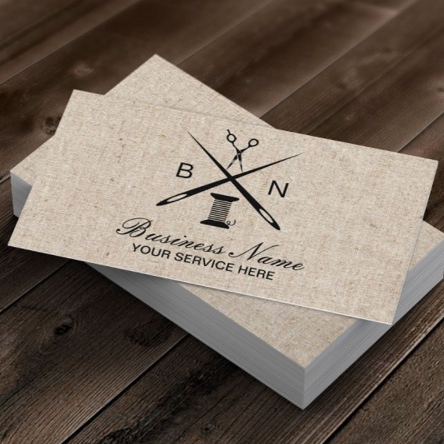 Tarjeta De Visita Agujas de costura de costura y arándanos de roscas (Subido por el creador)