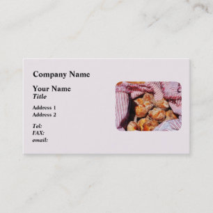 Tarjeta De Visita Agujeros de Donut Azucarados