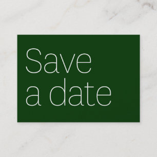 TARJETA DE VISITA AHORRE UNA FECHA CONMIGO