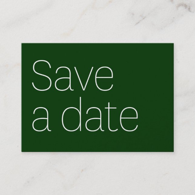 TARJETA DE VISITA AHORRE UNA FECHA CONMIGO (Anverso)