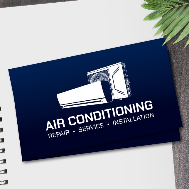 Tarjeta De Visita Air Conditioning – Repair • Service • Installation (Subido por el creador)