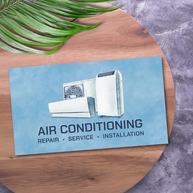 Tarjeta De Visita Air Conditioning – Repair • Service • Installation (Subido por el creador)