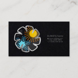 Tarjeta De Visita Aire acondicionado ventilador y negocio de copos d