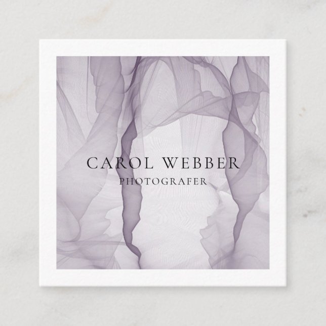 Tarjeta de visita airosa y ligera (Anverso)