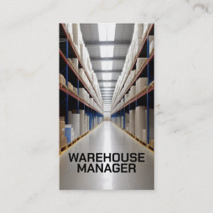 Tarjeta De Visita Aisle de Warehouse Manager