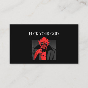 Tarjeta De Visita Aist Goat Satan Baphomet GIft