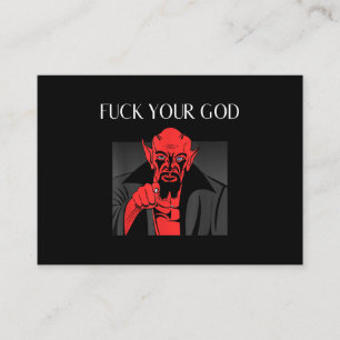 Tarjeta De Visita Aist Goat Satan Baphomet GIft