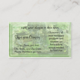 Tarjeta De Visita Ajardinar-cascada