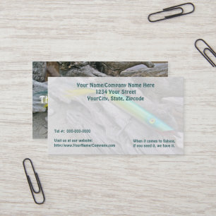 Tarjeta De Visita AJS Popper "Dragón de agua" Alumbramiento de la p