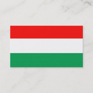 Tarjeta de visita AJUSTABLE Red, White & Green