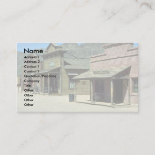 Tarjeta De Visita Ajuste del oeste salvaje, Arizona