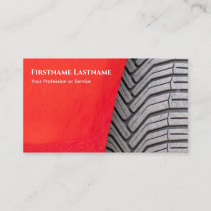 Tarjeta De Visita Ajuste elegante del filtro del perfil de neumático