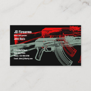TARJETA DE VISITA AK 47