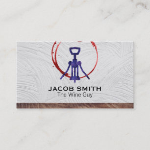 Tarjeta De Visita Al aire libre   Vino   Tramo de madera   Bodega