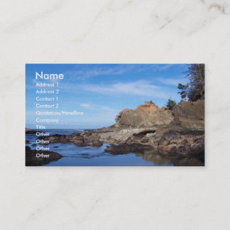 Tarjeta De Visita Al mar