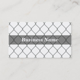 Tarjeta De Visita Alambre de enlace de cadena contra BG blanco