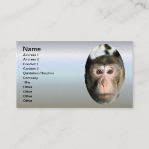 Tarjeta De Visita Álamo de selva tropical en peligro