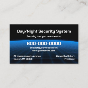 Tarjeta de visita Alarm Security Tech