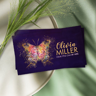 Tarjeta De Visita Alas atentas - Cerebro de mariposa