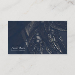 Tarjeta De Visita Alas de ángel oscuro gótico glam chic personalizad