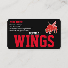 Tarjeta De Visita Alas de búfalo