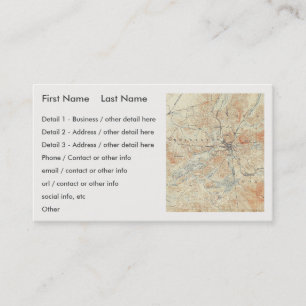 Tarjeta De Visita Aldea y área del lago Saranac en Adirondacks