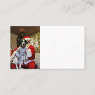 Tarjeta De Visita Alguien está obteniendo carbón para los Navidades