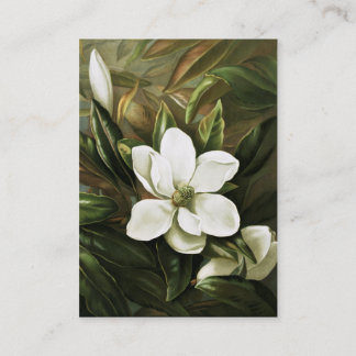 Tarjeta De Visita Alicia H. Laird: Magnolia Grandflora