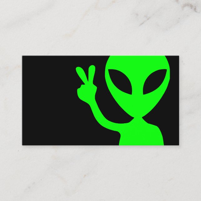 Tarjeta De Visita Alien Close (Anverso)