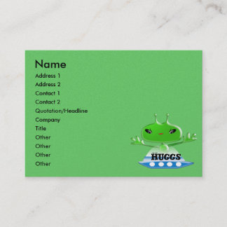 Tarjeta De Visita Aliens Huggs