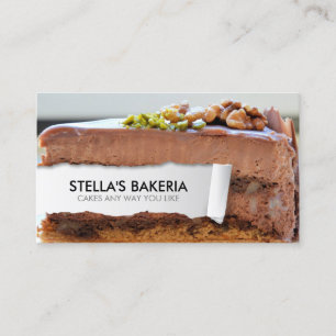 Tarjeta De Visita Alimentos personalizables de panadería