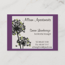 Tarjeta de visita Allium