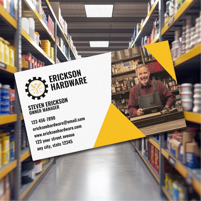 Tarjeta De Visita Almacén de hardware (Subido por el creador)