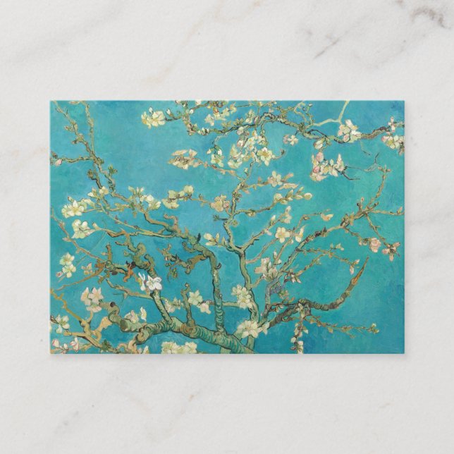 Tarjeta De Visita Almond Blossom, 1890 por Vincent van Gogh (Anverso)