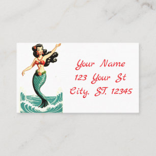 Tarjeta De Visita Aloha Mermaid Thunder_Thunder_Cove