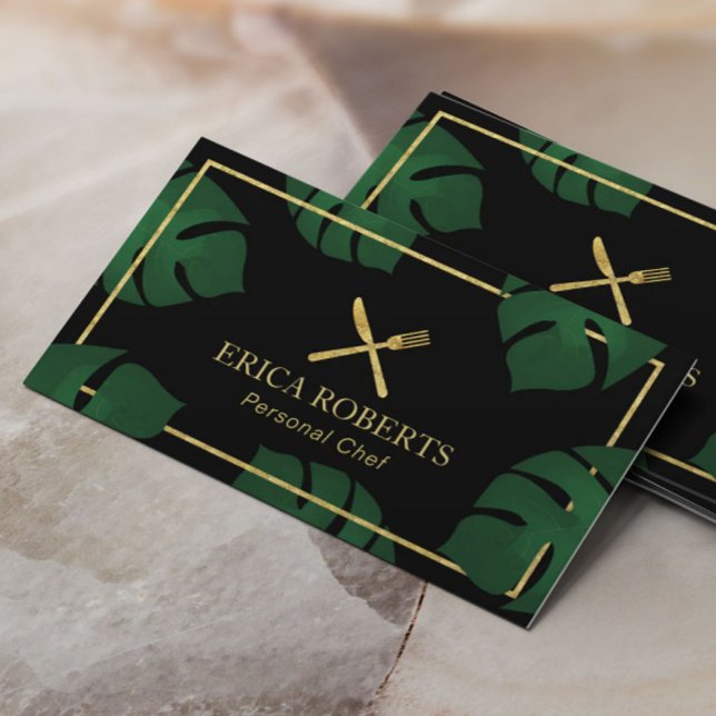 Tarjeta De Visita Alojamiento y eventos del chef personal (Subido por el creador)