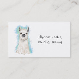 Tarjeta De Visita Alpacas y Llama