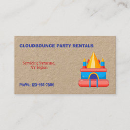 Tarjeta De Visita Alquiler de Bonzas