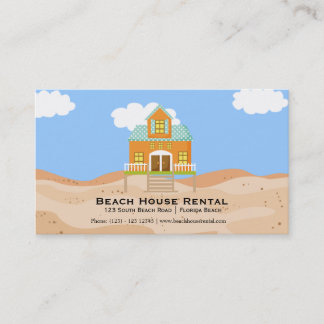 Tarjeta De Visita Alquiler de Casa de Playa