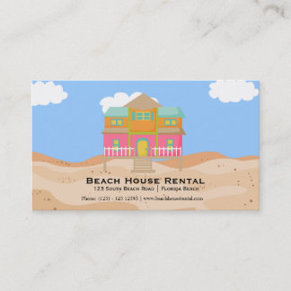 Tarjeta De Visita Alquiler de Casa de Playa