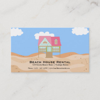 Tarjeta De Visita Alquiler de Casa de Playa