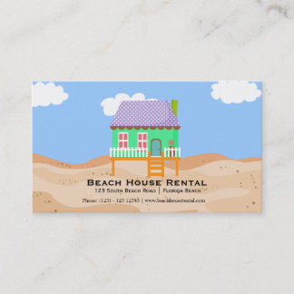 Tarjeta De Visita Alquiler de Casa de Playa