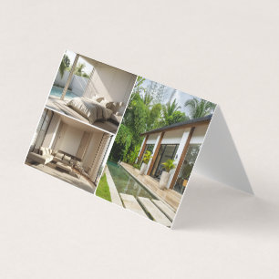 Tarjeta De Visita Alquiler de vacaciones de casa de huéspedes modern