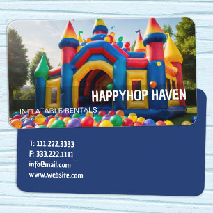 Tarjeta De Visita Alquiler inflable de bonos